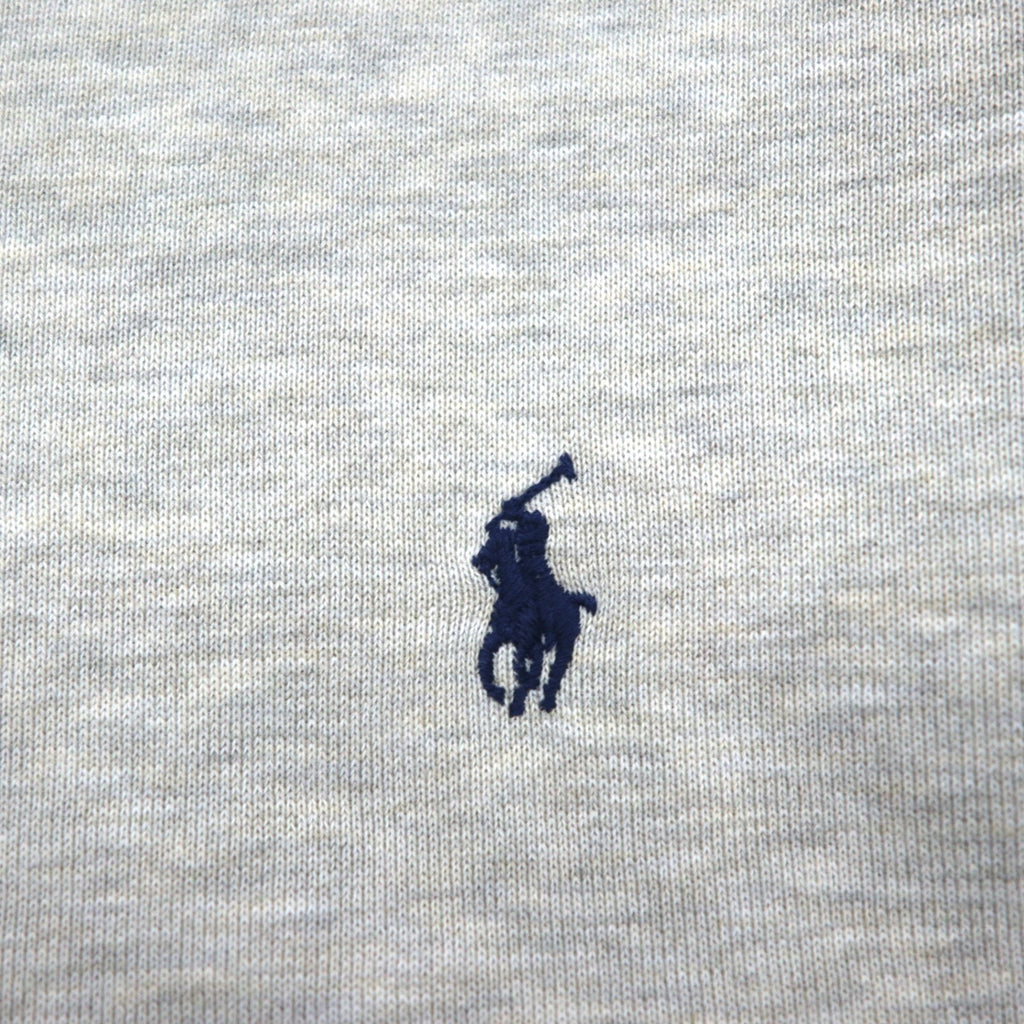Polo Ralph Lauren 90年代 日本製 スウェット トレーナー L グレー コットン ダメージ加工