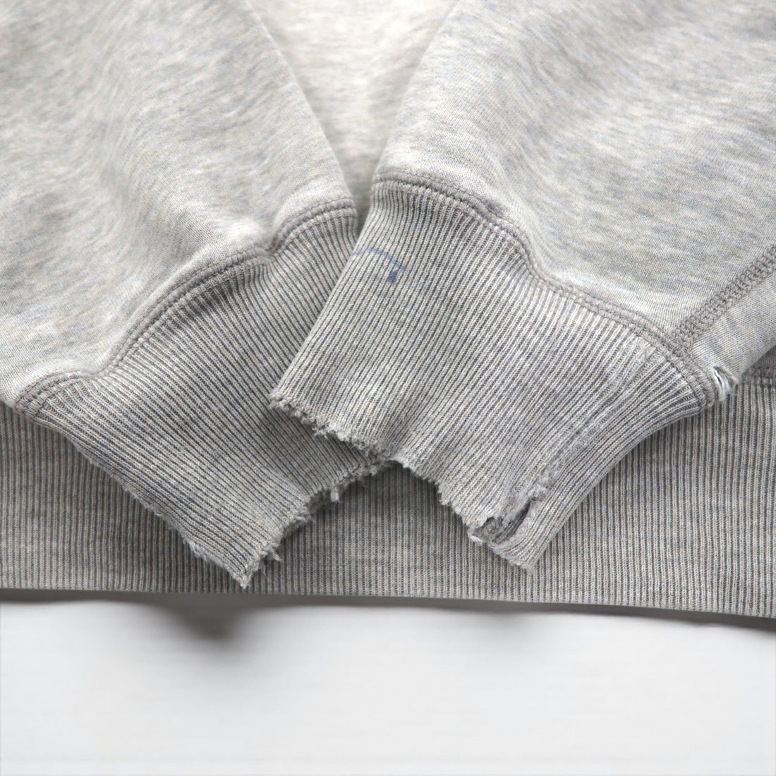 Polo Ralph Lauren 90年代 日本製 スウェット トレーナー L グレー コットン ダメージ加工