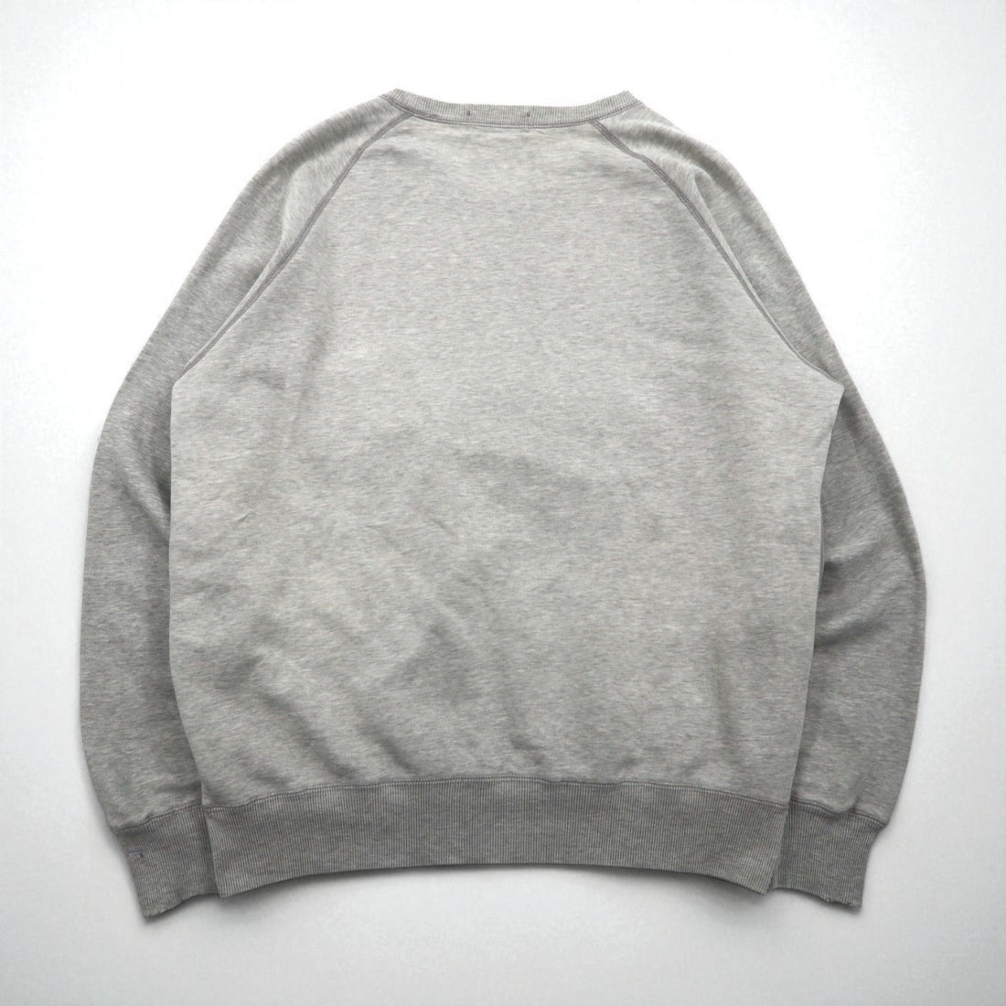 Polo Ralph Lauren 90年代 日本製 スウェット トレーナー L グレー コットン ダメージ加工