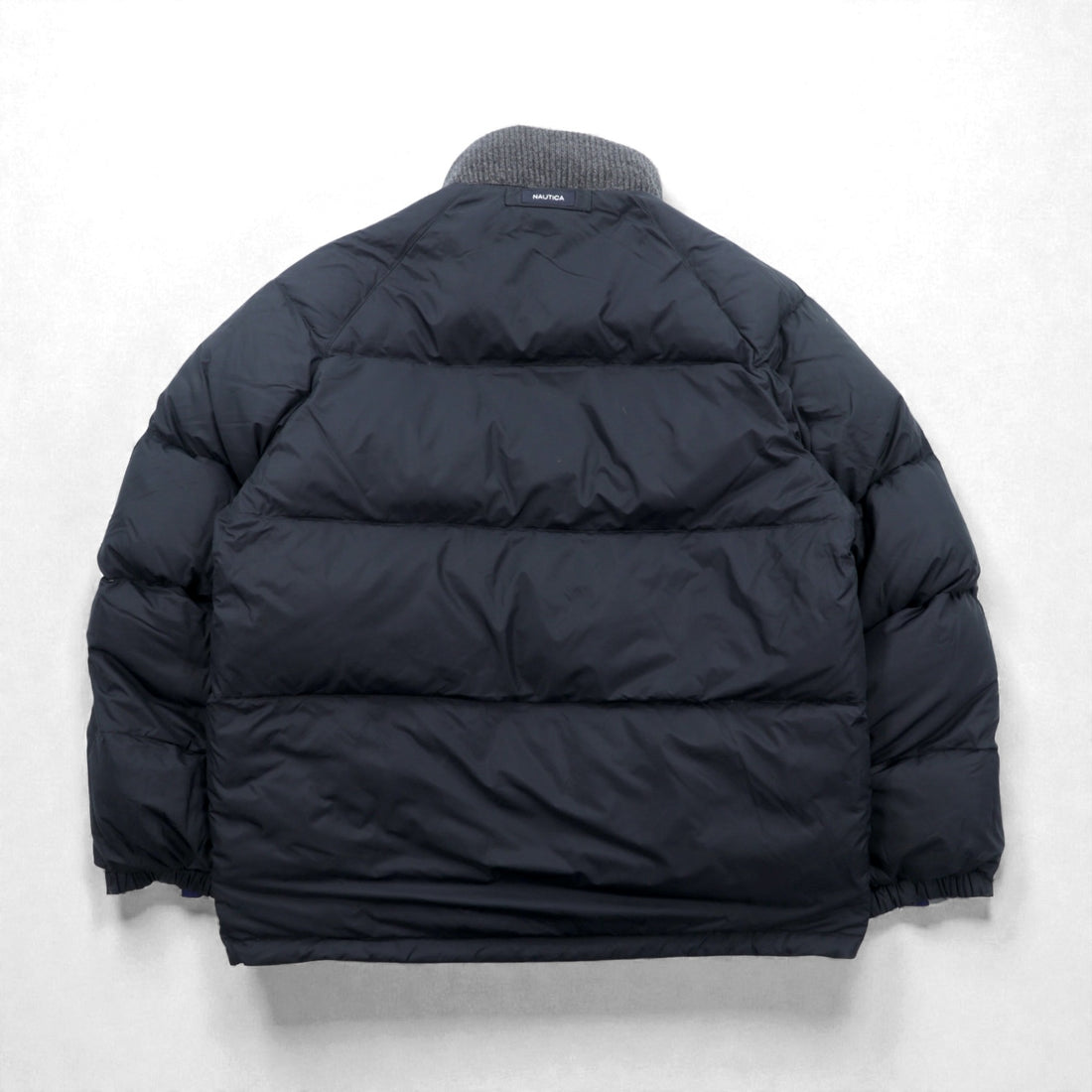 NAUTICA Reversible Volume Down Jacket 2XL Multicolor Drawcord Hood Storage