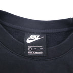 NIKE クルー フリース スウェット トレーナー S ブラック コットン JDI BSTR BV5090-010