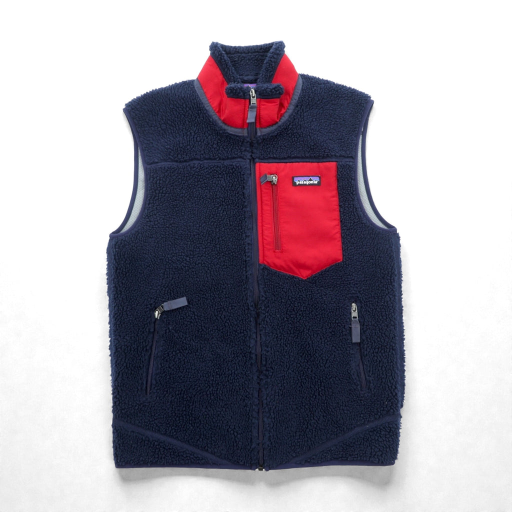 Patagonia Classic Retro X Boa Fleece Vest, Small, Navy, 23048