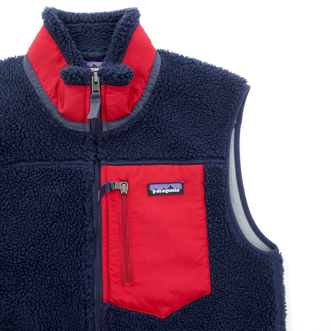 Patagonia Classic Retro X Boa Fleece Vest, Small, Navy, 23048