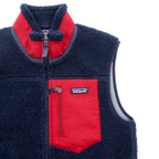 Patagonia Classic Retro X Boa Fleece Vest, Small, Navy, 23048