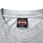 HARLEY DAVIDSON USA製 ロゴプリント Tシャツ 2XL グレー コットン LEESBURG-FLORIDA