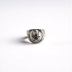 ALEX STREETER Pagan Ring (Early Model) Sterling 925 Pentagram (Five-Point Star) 