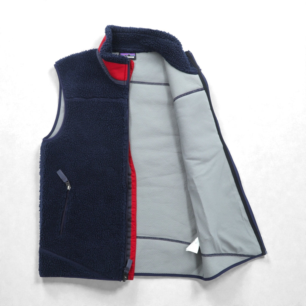 Patagonia Classic Retro X Boa Fleece Vest, Small, Navy, 23048