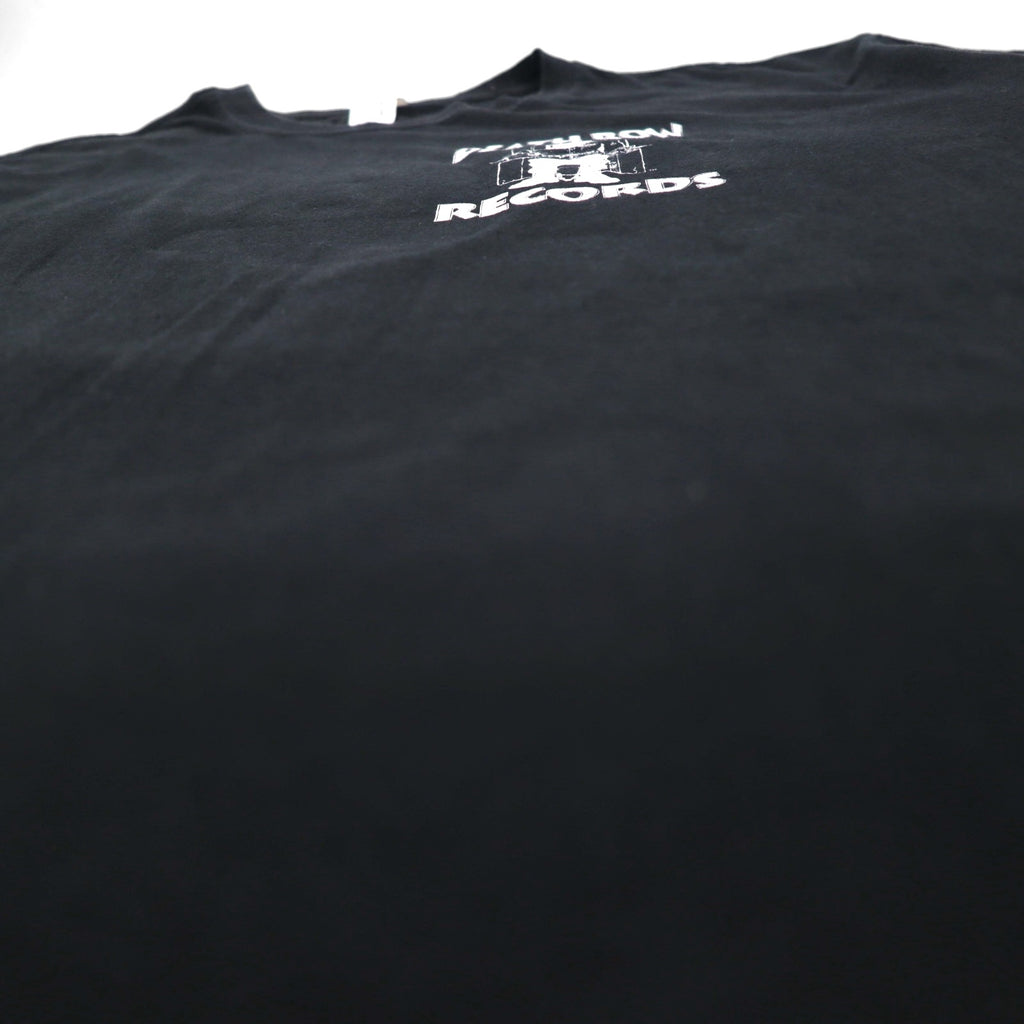 DEATH ROW RECORDS British hip hop label T-shirt L Black double-sided print