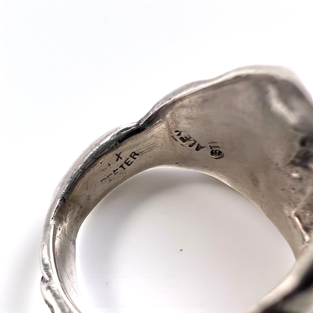 ALEX STREETER Pagan Ring (Early Model) Sterling 925 Pentagram (Five-Point Star) 