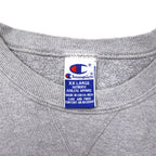 Champion 90s College Print Sweatshirt XXL Grey Cotton NCAA MICHIGAN Arch Logo Big Size Made in Costa Rica