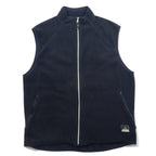 日本然リトテ-古着オンライン-adidas EQUIPMENT 00年代 フルジップ フリースベスト XL ブラック ポリエステル-adidas EQUIPMENT 00's Full Zip Fleece Vest XL Black Polyester