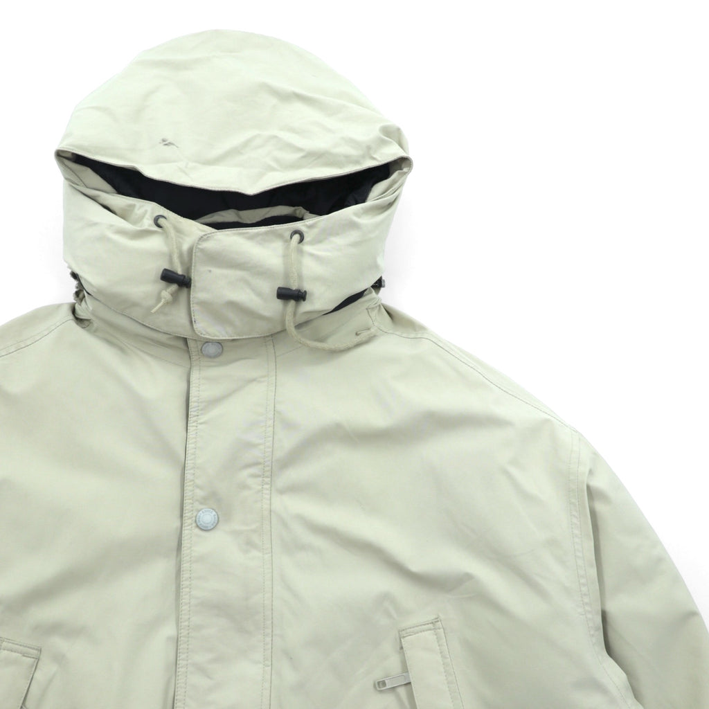Eddie Bauer 90s Gore-Tex Waterproof Goose Down Jacket, Large, Drawcord, Detachable Hood