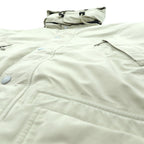 Eddie Bauer 90s Gore-Tex Waterproof Goose Down Jacket, Large, Drawcord, Detachable Hood