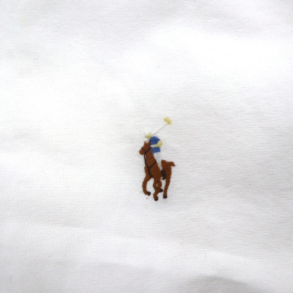 Ralph Lauren 90年代 オックスフォード ボタンダウンシャツ XL ホワイト YARMOUTH スモールポニー刺繡