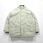 Eddie Bauer 90s Gore-Tex Waterproof Goose Down Jacket, Large, Drawcord, Detachable Hood