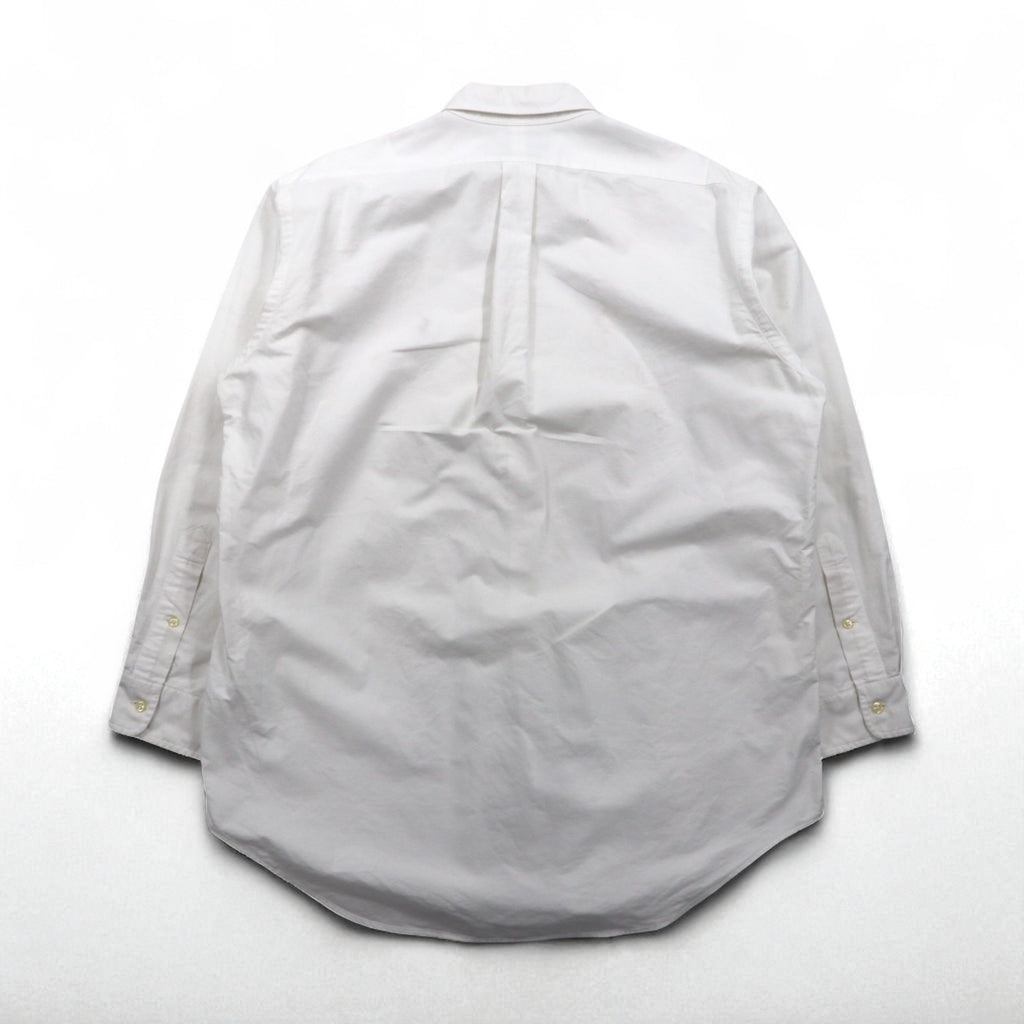 Ralph Lauren 90年代 オックスフォード ボタンダウンシャツ XL ホワイト YARMOUTH スモールポニー刺繡