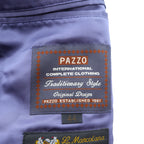 PAZZO 90s Made in Japan Vintage Cashmere 4B Tailored Jacket, Leather, XL, Check Marcolana Wool and