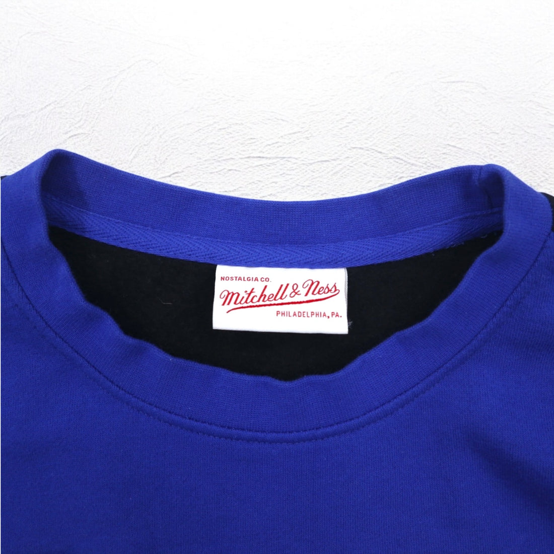 mitchell &amp; ness sweatshirt L black color block cotton fleece lining NBA KANSAS CITY KINGS