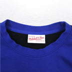 mitchell &amp; ness sweatshirt L black color block cotton fleece lining NBA KANSAS CITY KINGS