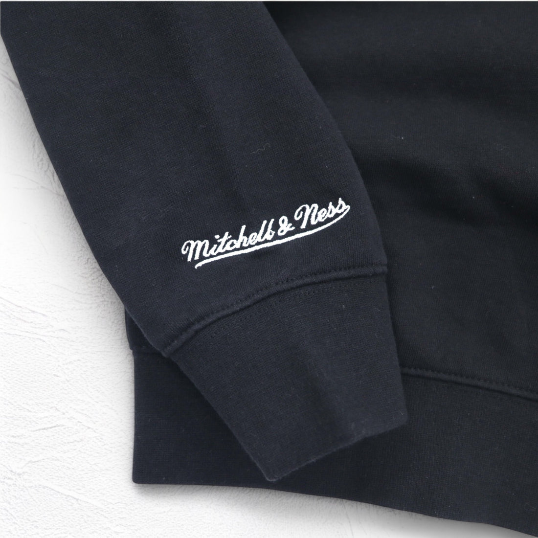 mitchell &amp; ness sweatshirt L black color block cotton fleece lining NBA KANSAS CITY KINGS