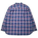 L.L.Bean チェックシャツ XXL ネイビー コットン ビッグサイズ 285277