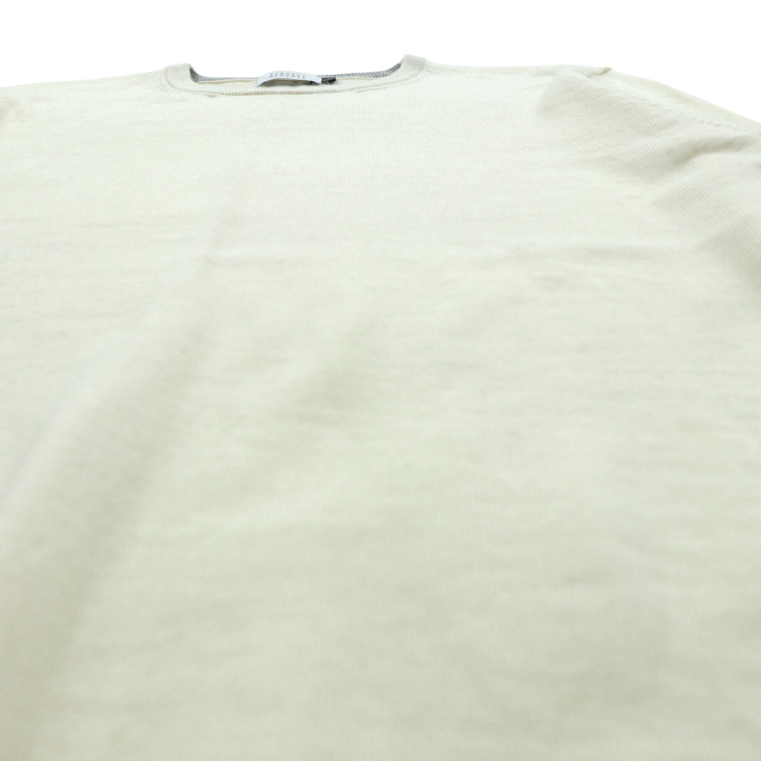 BARNEYS NEW YORK Made in Japan Knit Sweater L White Wool 23538519