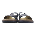 Dr.Martens レザー スライド サンダル 25cm ブラック ロゴ 8A51