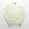 BARNEYS NEW YORK Made in Japan Knit Sweater L White Wool 23538519