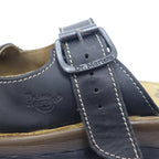 Dr.Martens レザー スライド サンダル 25cm ブラック ロゴ 8A51