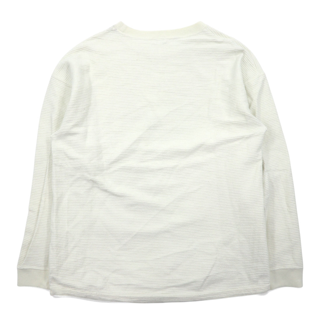AOZORA BLUE HEAVEN Thermal Long Sleeve T-Shirt 4 White Cotton go slow caravan Made in Japan