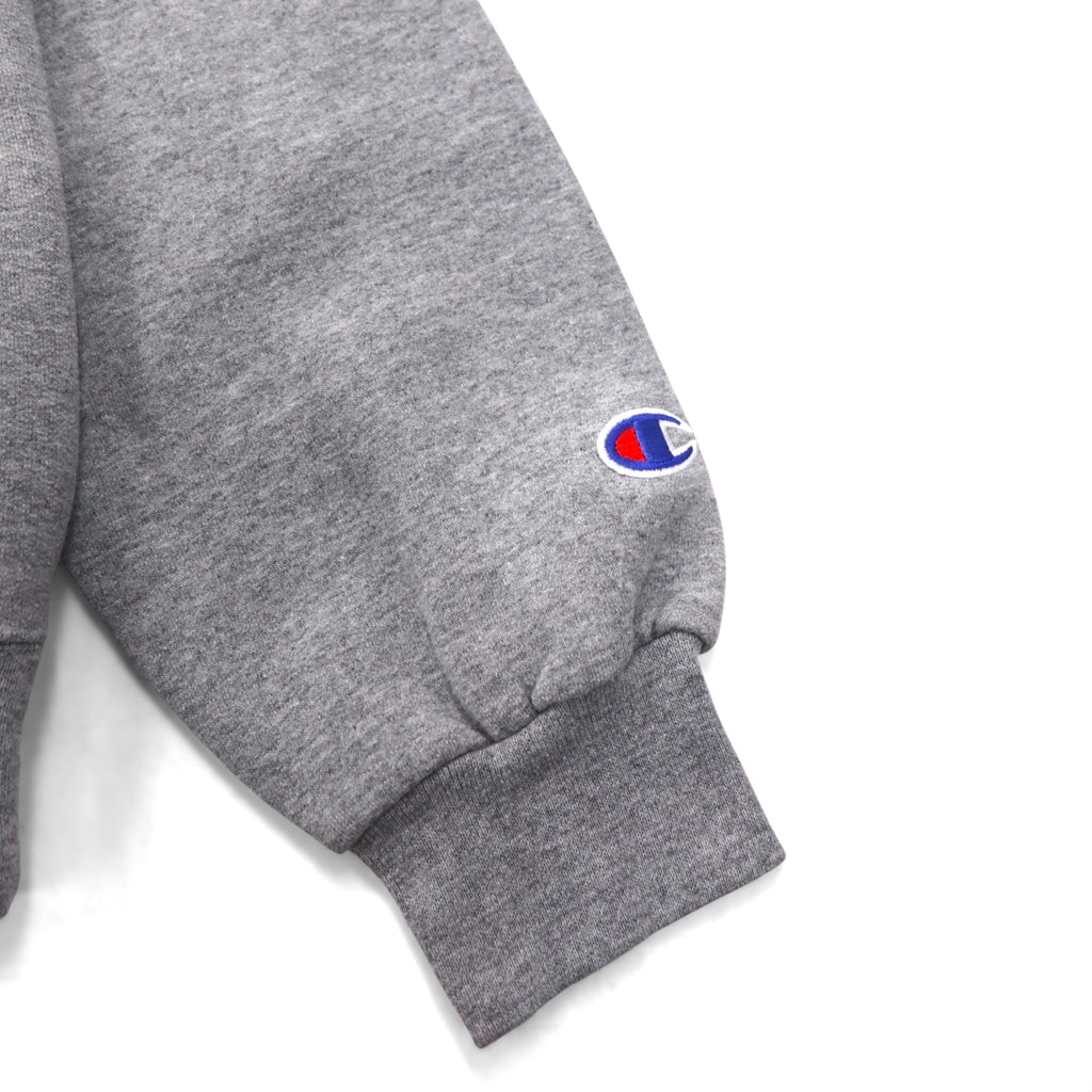 Champion 00年代 カレッジプリント プルオーバーパーカー S グレー TEXAS CHRISTIAN UNIVERSITY