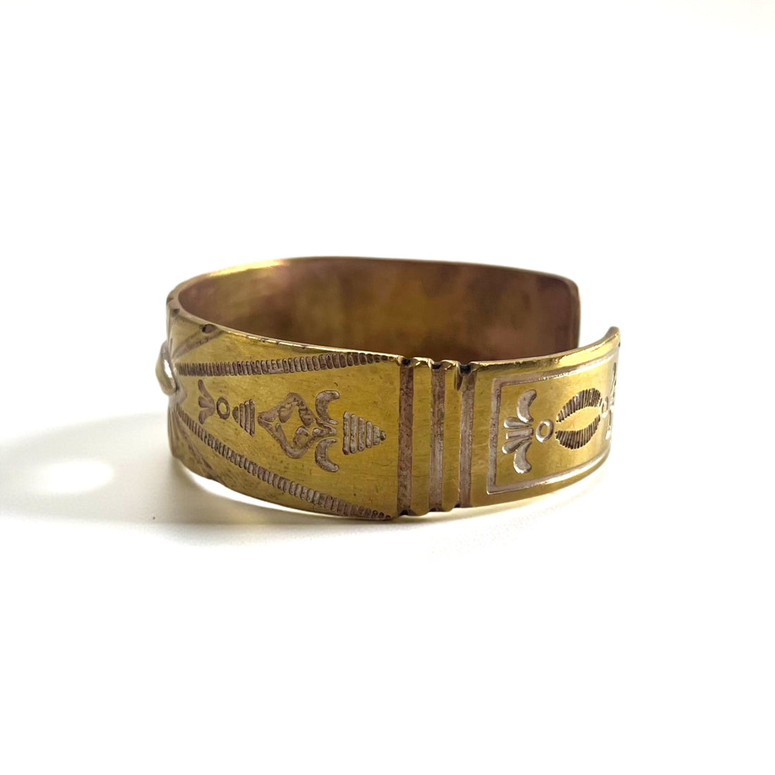 Navajo Indian Jewelry ナバホ族 バングル カフ ブレスレット スタンプワーク インディアンジュエリー