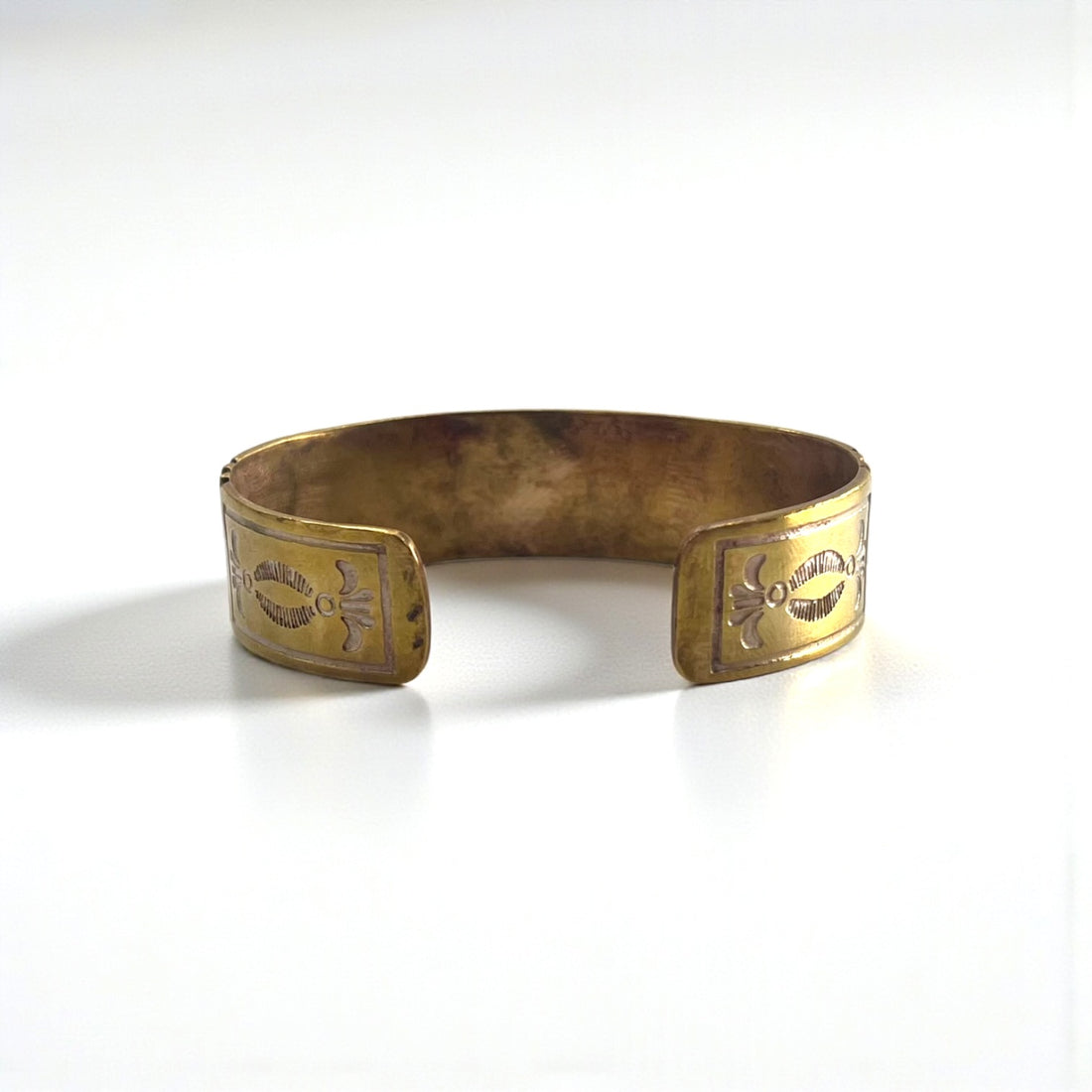 Navajo Indian Jewelry ナバホ族 バングル カフ ブレスレット スタンプワーク インディアンジュエリー
