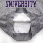 Champion 00年代 カレッジプリント プルオーバーパーカー S グレー TEXAS CHRISTIAN UNIVERSITY