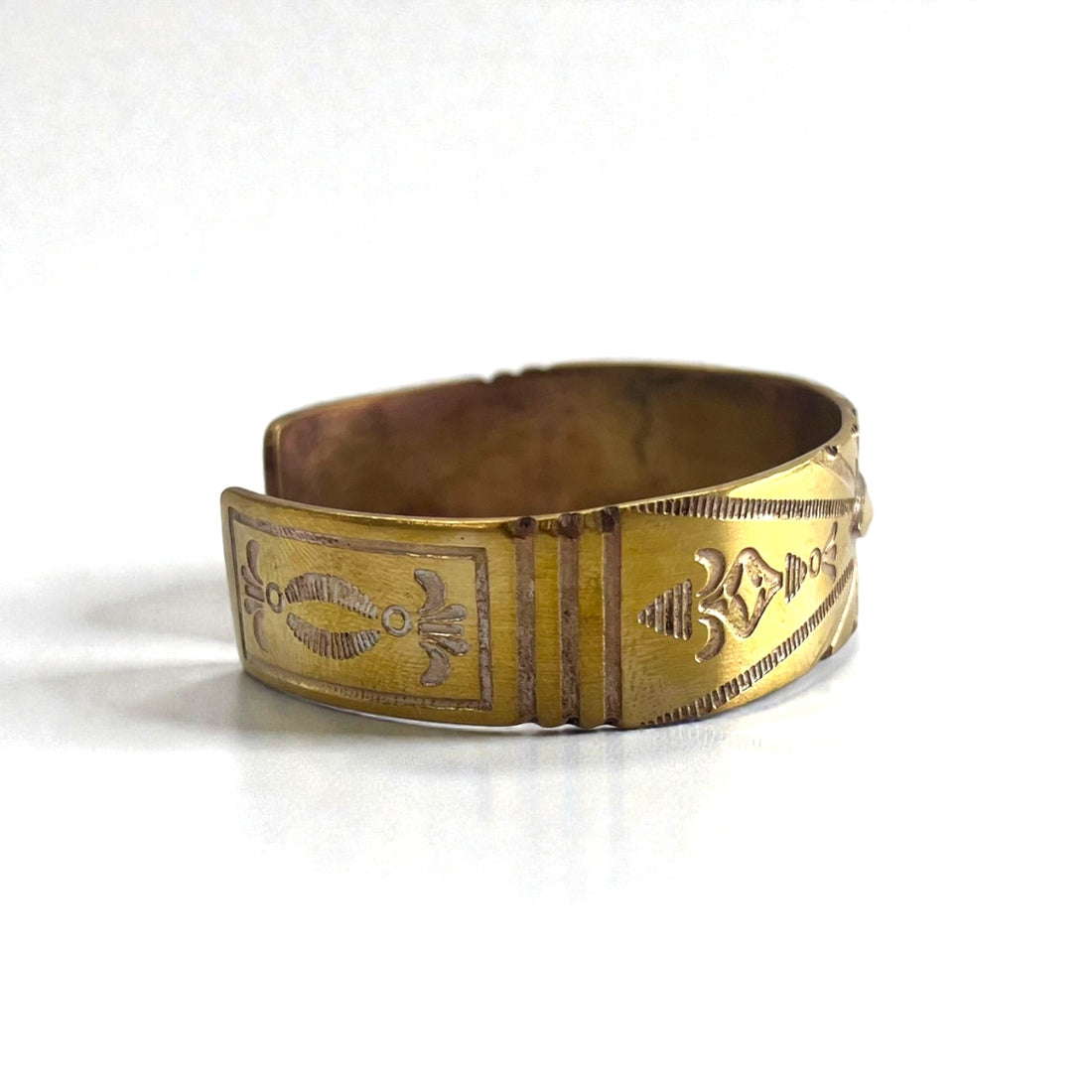 Navajo Indian Jewelry ナバホ族 バングル カフ ブレスレット スタンプワーク インディアンジュエリー