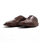 Tricker's × Margaret Howell イングランド製 ドレスシューズ 24.5-25cm ブラウン レザー グッドイヤーウェルト製法 ストレートチップ 6395