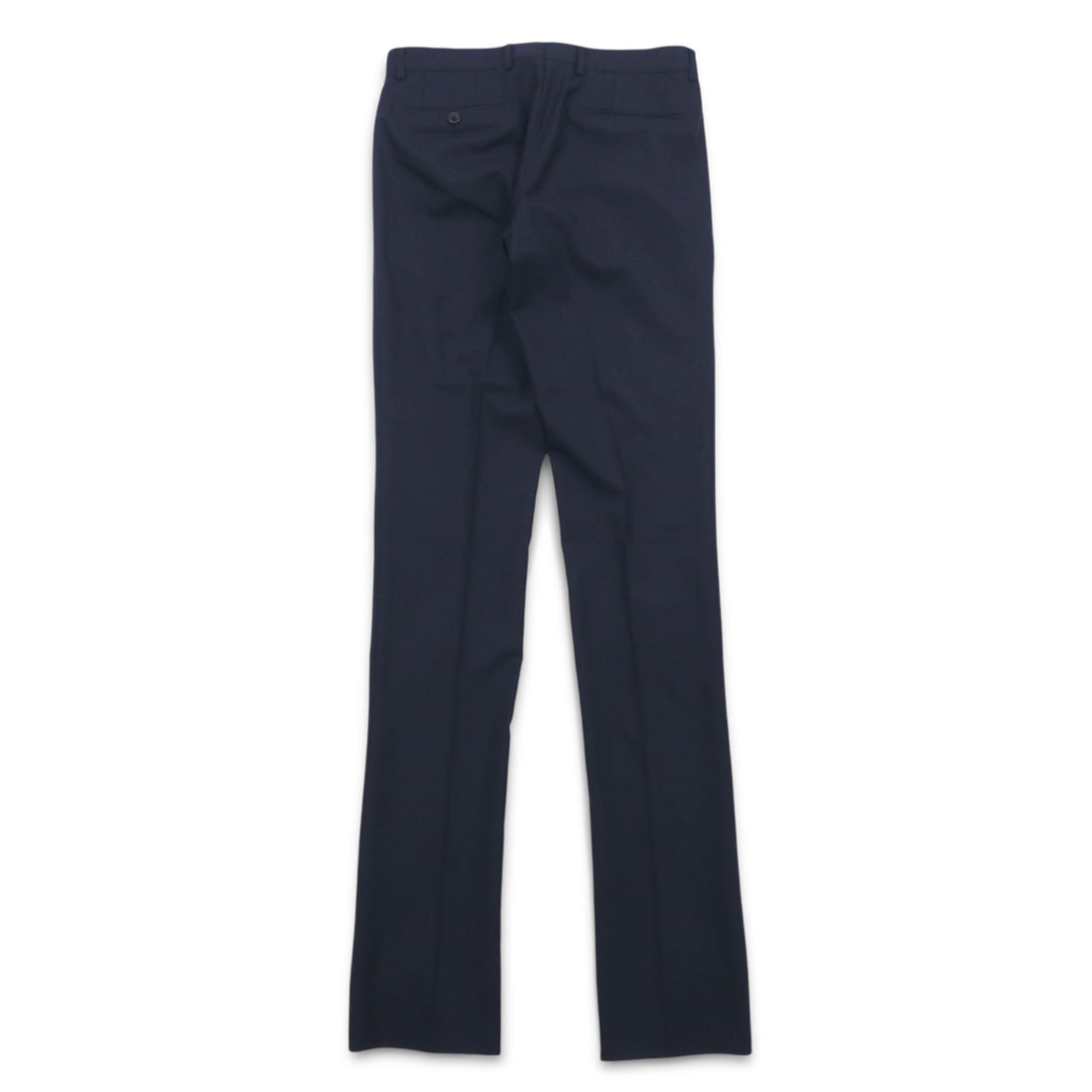 nano universe The 1st Floor Slim Stretch Slacks Pants M Navy Stripe NUF61LP0042H0 Unused