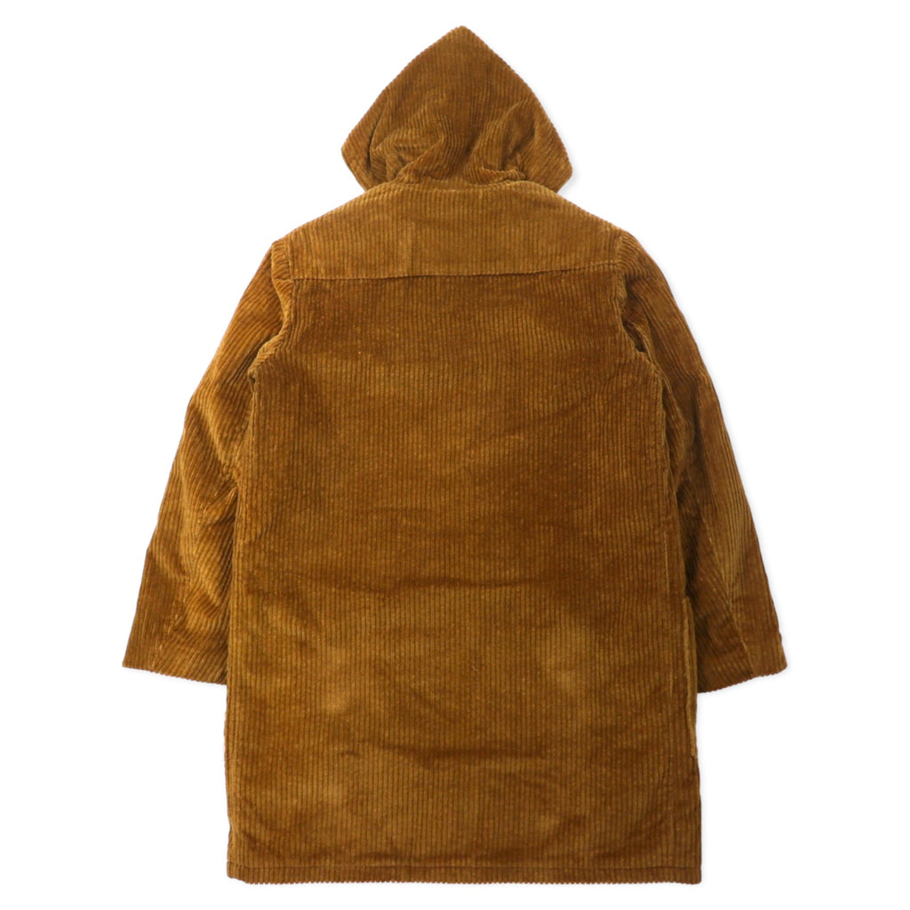 Schott USA Corduroy Duffel Coat 38 Brown Cotton Quilted Liner