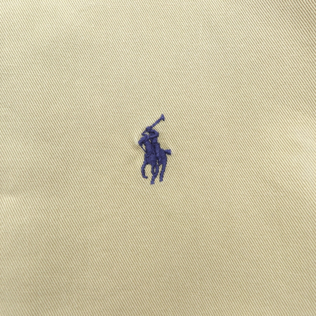 Polo Ralph Lauren 90s Swing Top Harrington Jacket L Beige Small Pony Embroidery Chin Strap