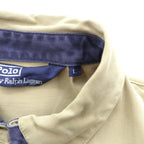 Polo Ralph Lauren 90s Swing Top Harrington Jacket L Beige Small Pony Embroidery Chin Strap
