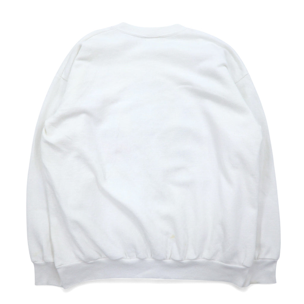 Made in USA 90s Tultex Printed Sweatshirt 2XL White Cotton USF&amp;F Sugar Bowl
