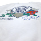 Made in USA 90s Tultex Printed Sweatshirt 2XL White Cotton USF&amp;F Sugar Bowl