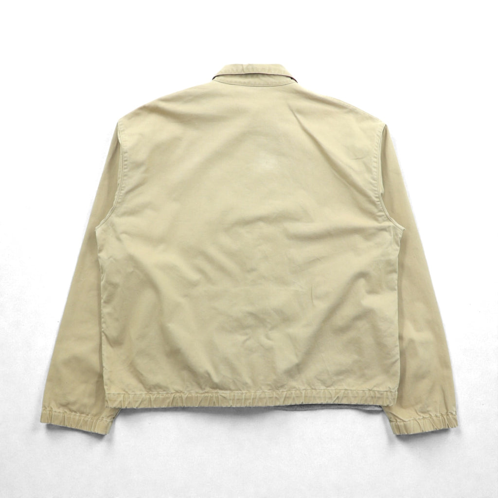 Polo Ralph Lauren 90s Swing Top Harrington Jacket L Beige Small Pony Embroidery Chin Strap