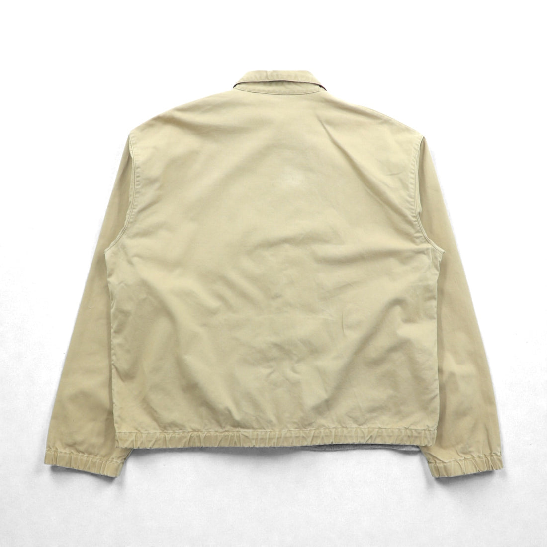 Polo Ralph Lauren 90s Swing Top Harrington Jacket L Beige Small Pony Embroidery Chin Strap