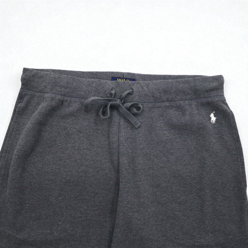 POLO RALPH LAUREN サーマル イージーパンツ ジョガーパンツ XL グレー スモールポニー刺繍 SLEEPWEAR
