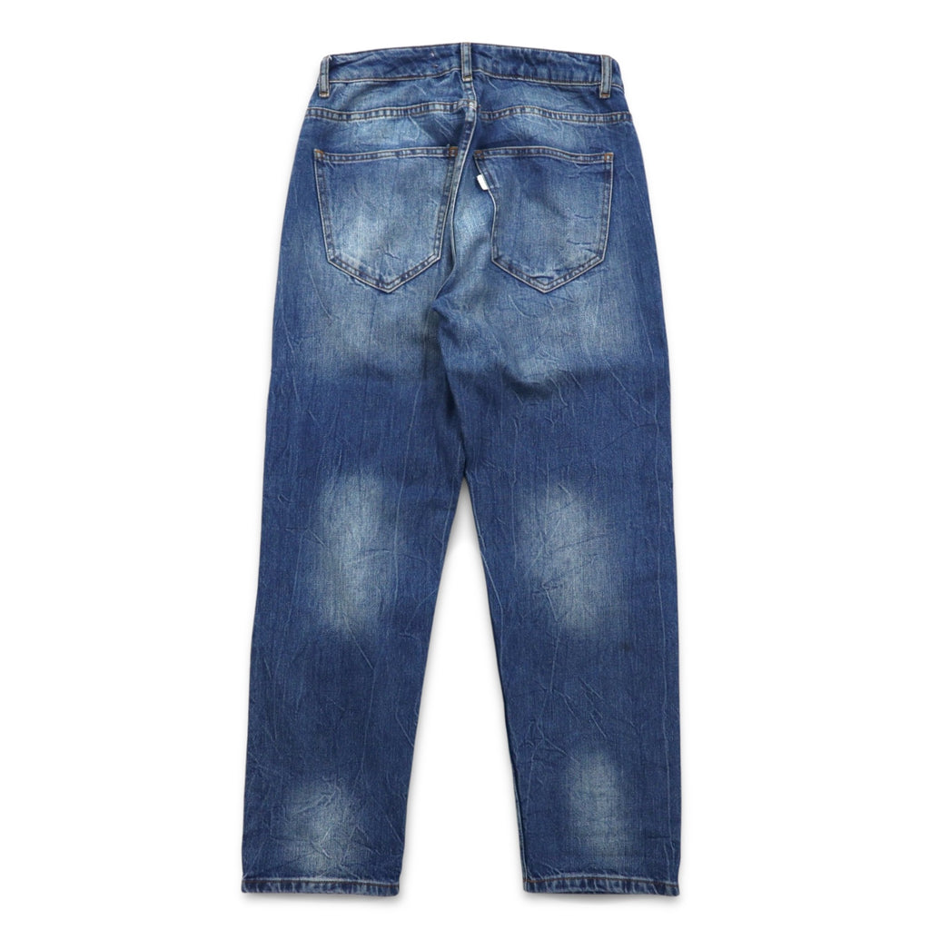 AALTO Tapered Denim Pants Size 34 Indigo Blue PRA3-LM-1001 Made in Turkey