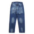 AALTO Tapered Denim Pants Size 34 Indigo Blue PRA3-LM-1001 Made in Turkey