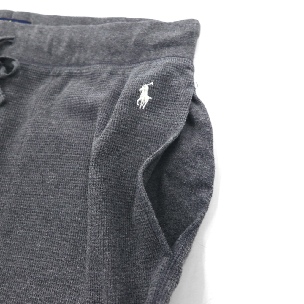 POLO RALPH LAUREN サーマル イージーパンツ ジョガーパンツ XL グレー スモールポニー刺繍 SLEEPWEAR