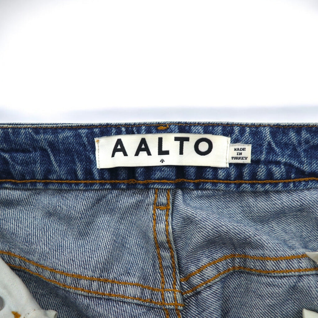 AALTO Tapered Denim Pants Size 34 Indigo Blue PRA3-LM-1001 Made in Turkey