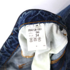 AALTO Tapered Denim Pants Size 34 Indigo Blue PRA3-LM-1001 Made in Turkey